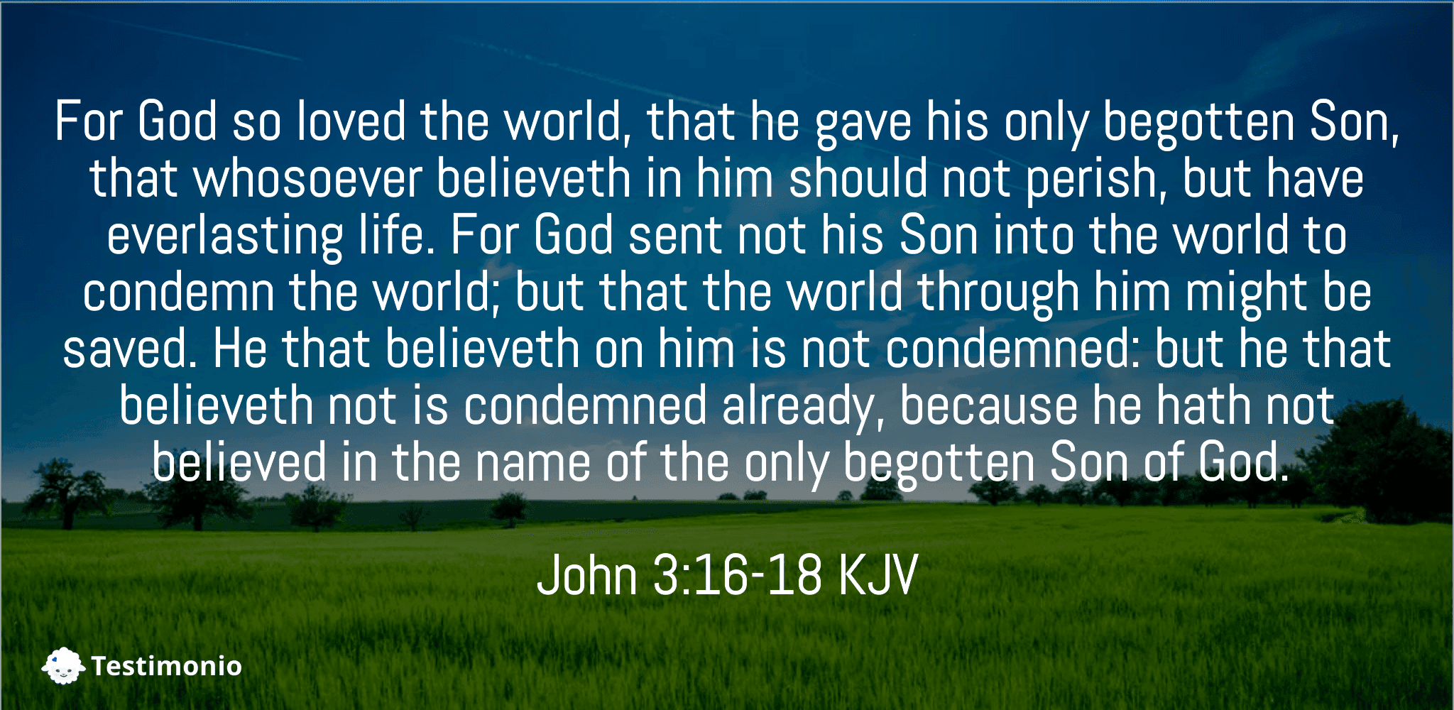 John 3:16-18