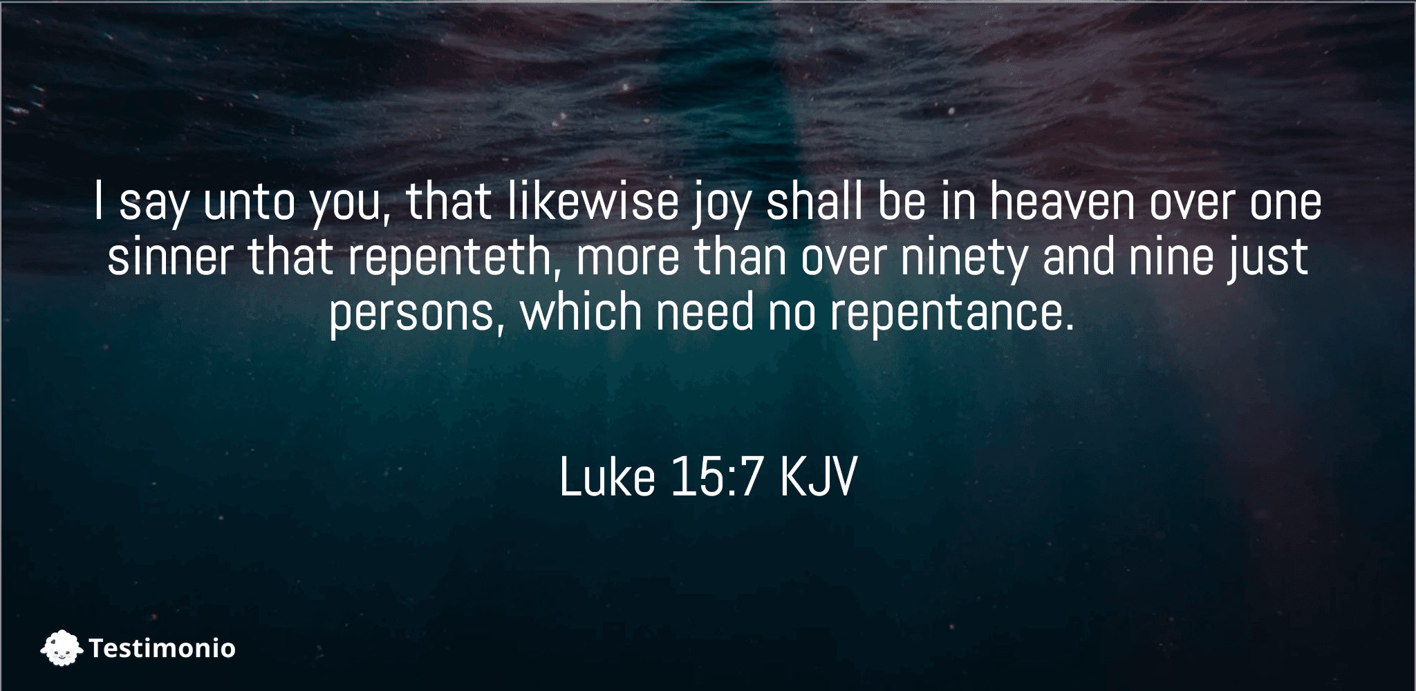 Luke 15:7