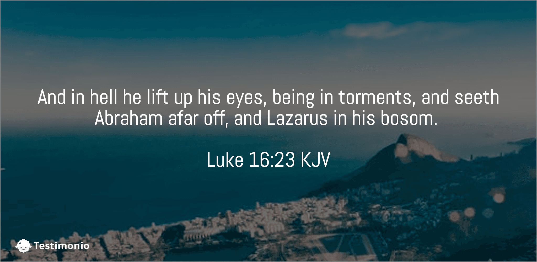 Luke 16:23