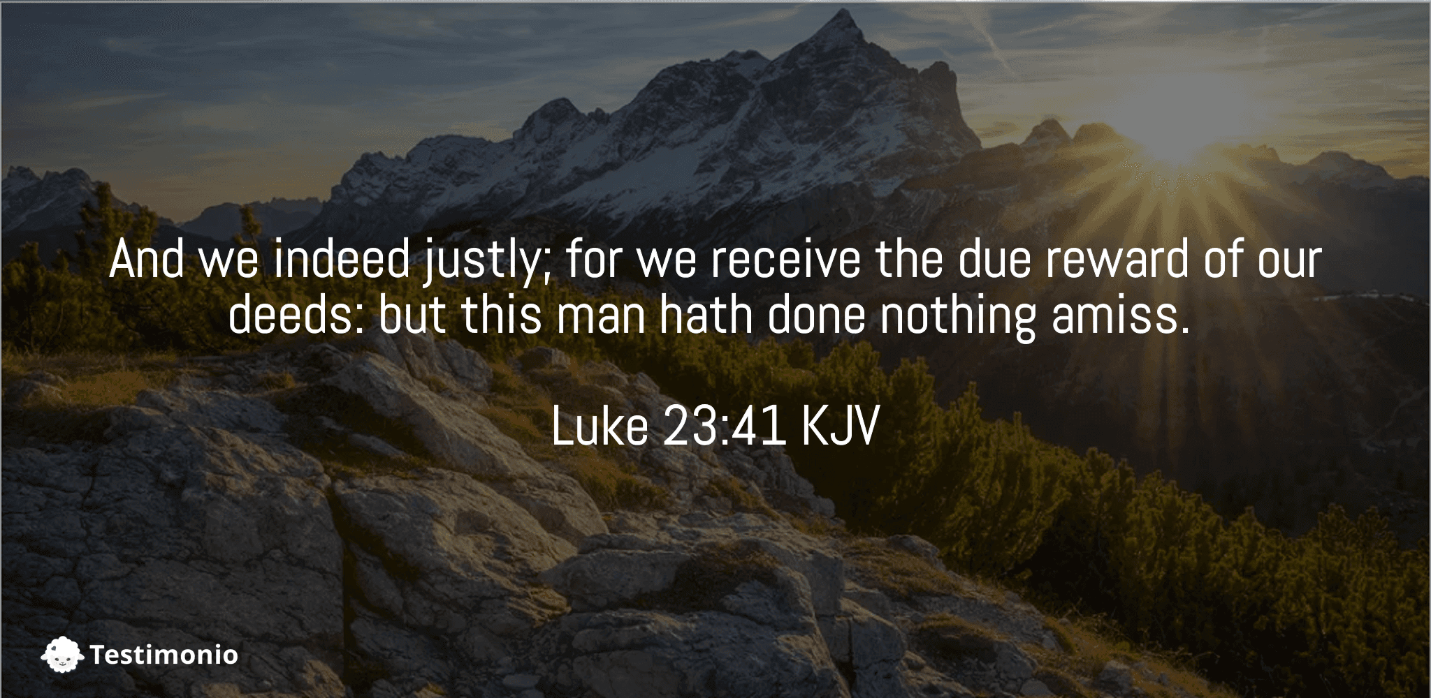 Luke 23:41