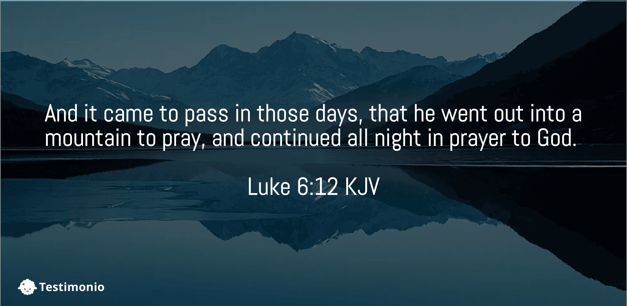 Luke 6:12
