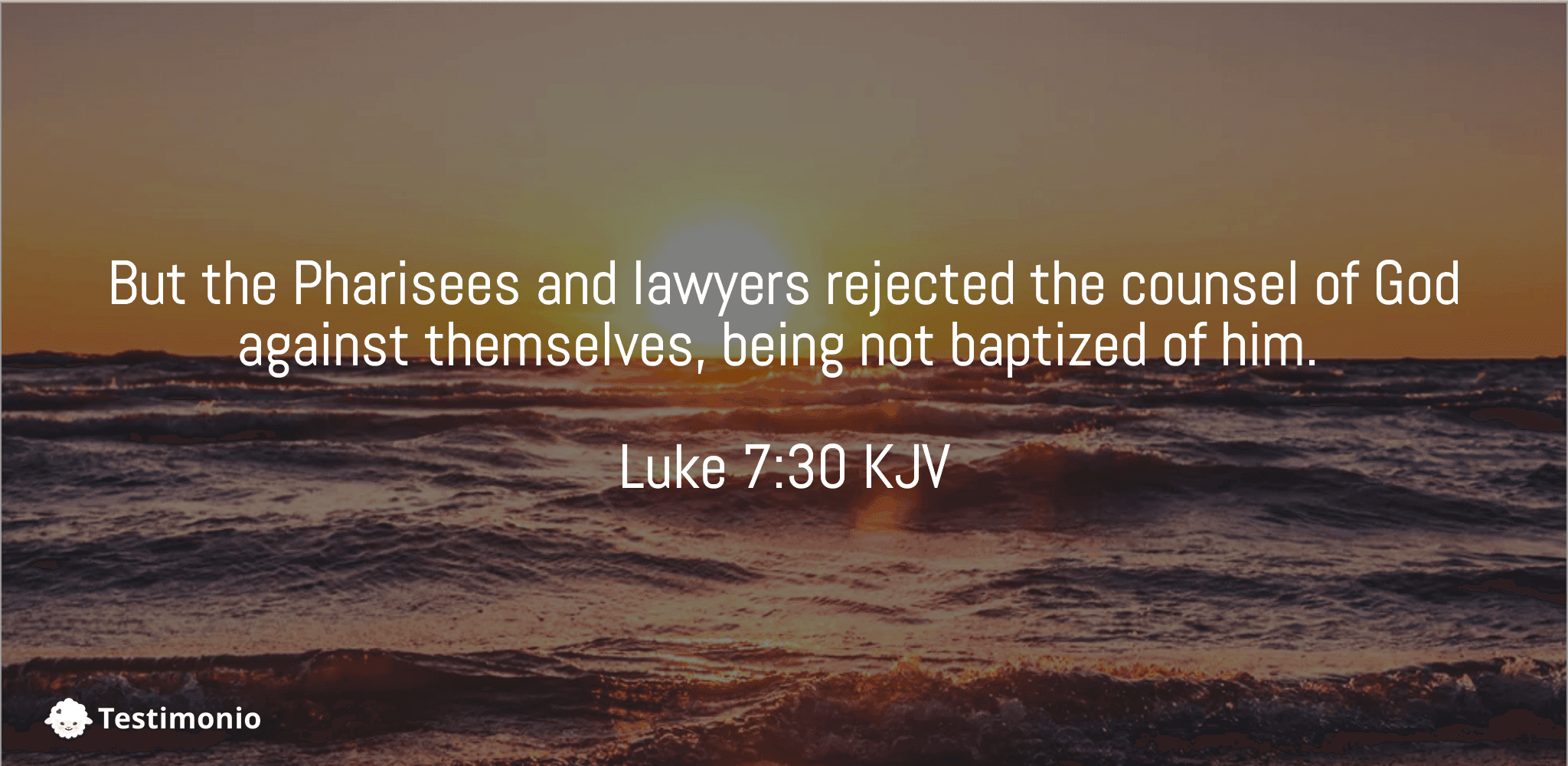 Luke 7:30