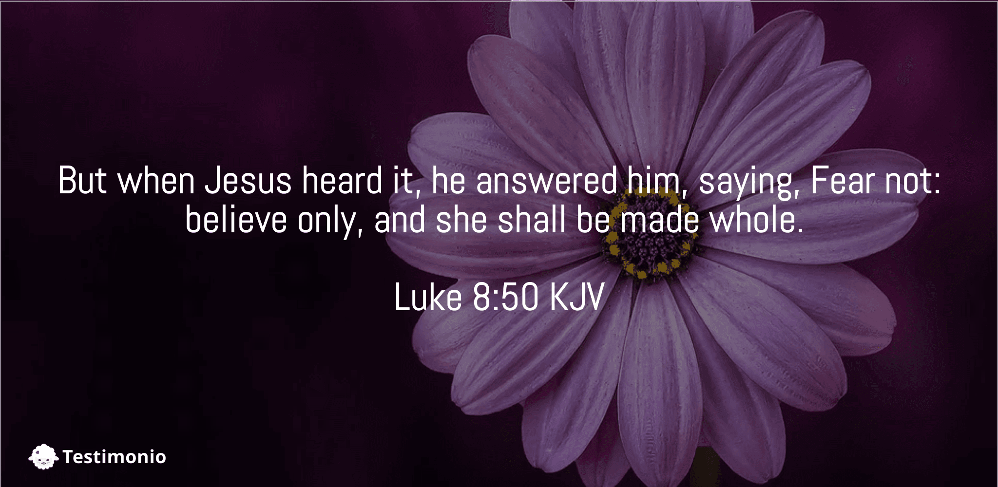 Luke 8:50