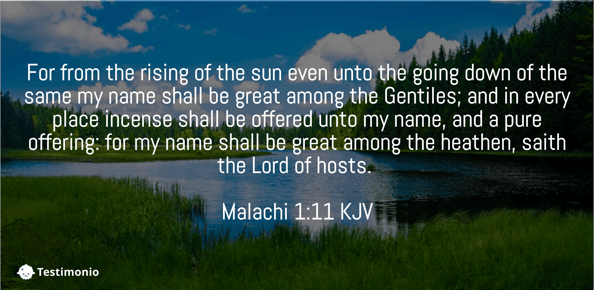 Malachi 1:11