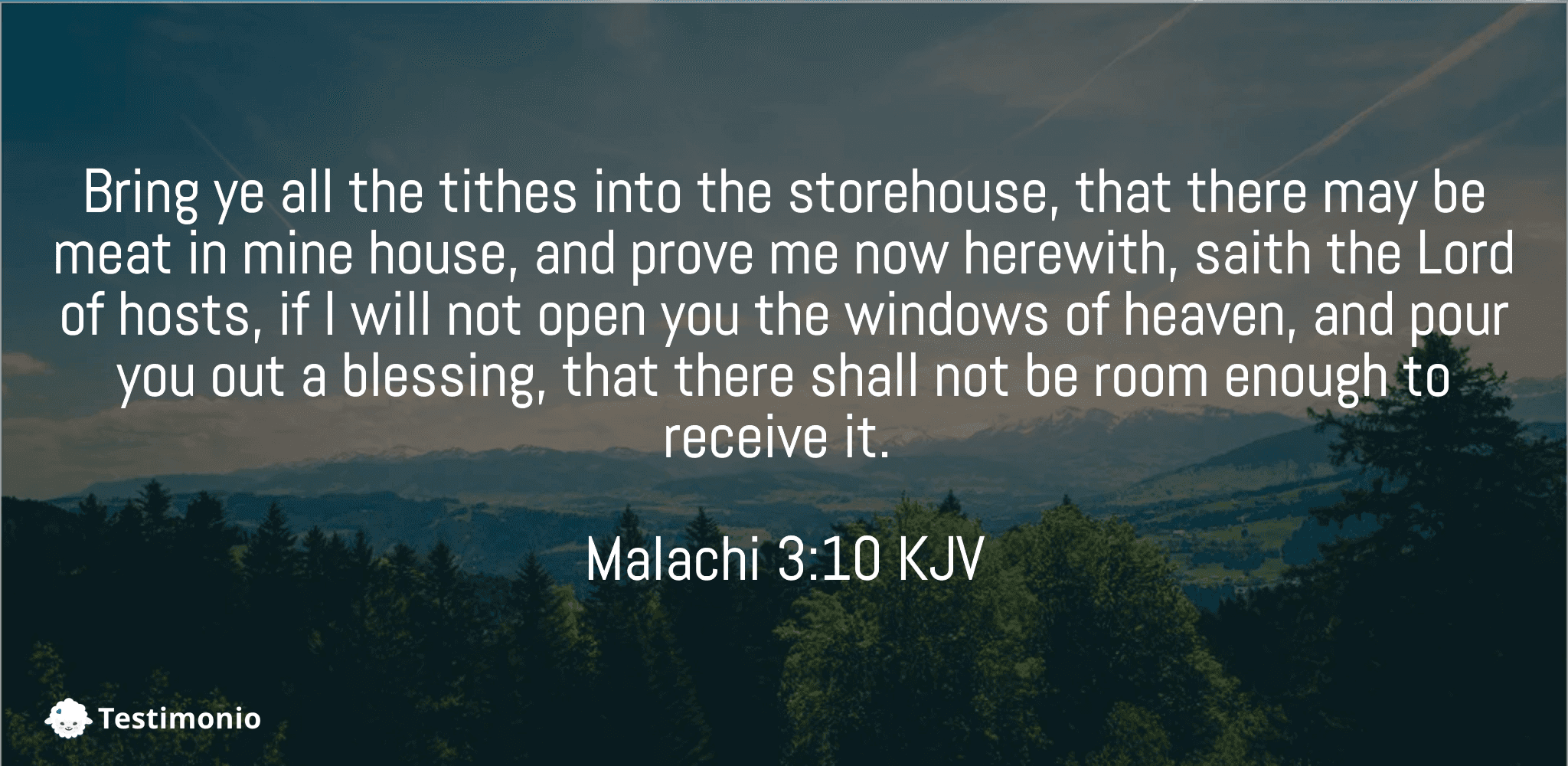 Malachi 3:10