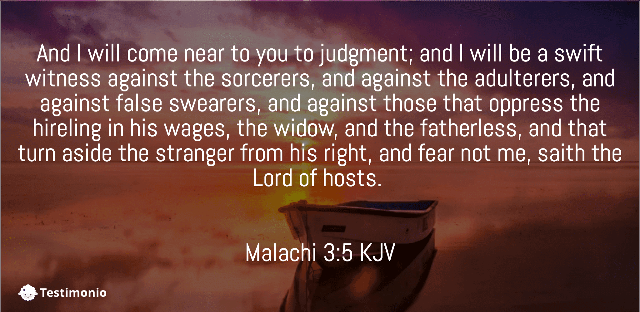 Malachi 3:5