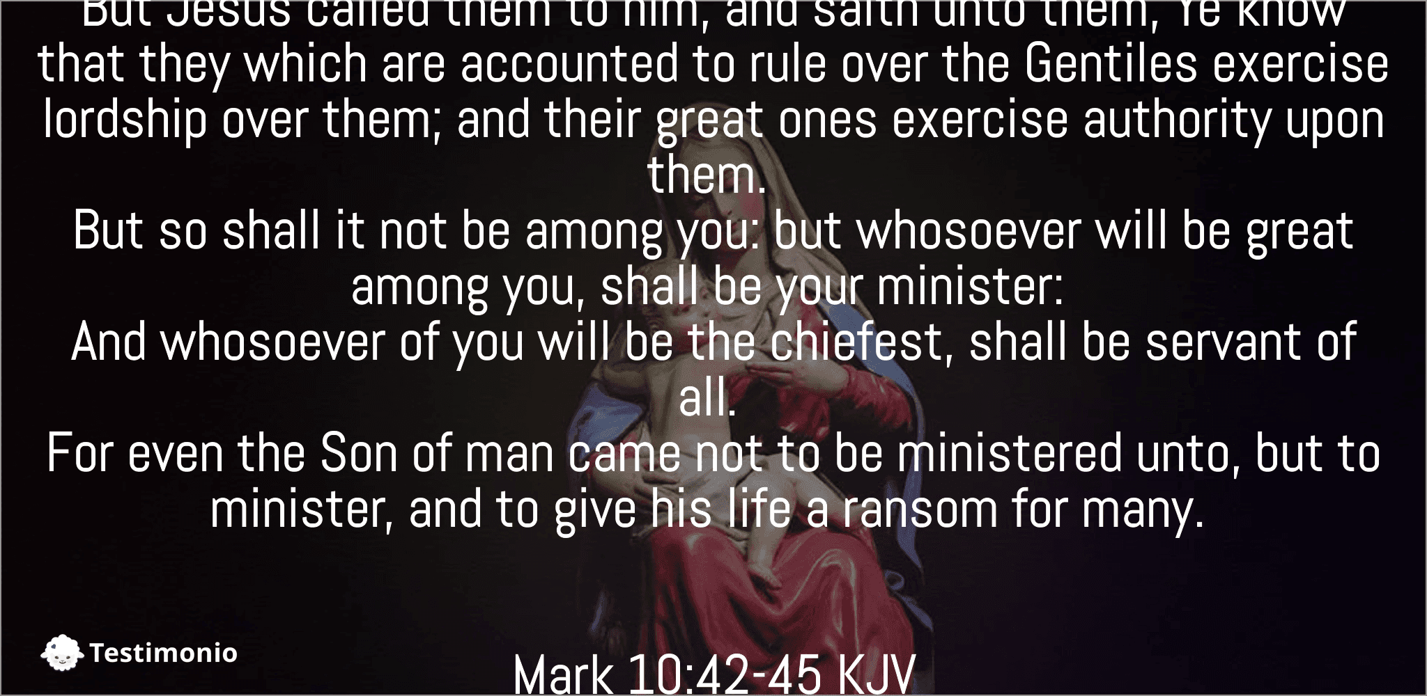 Mark 10:42-45