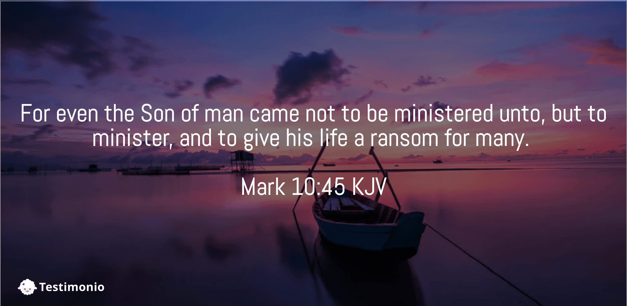 Mark 10:45