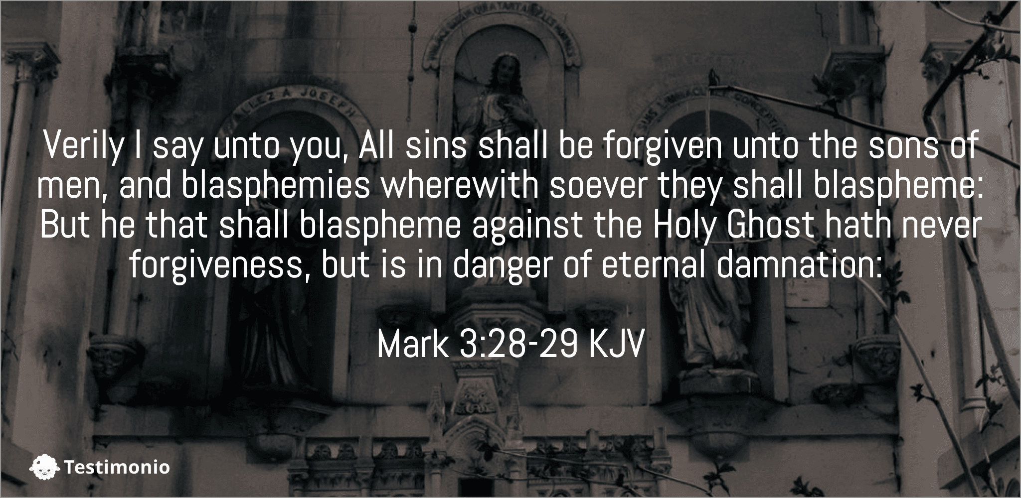 Mark 3:28-29