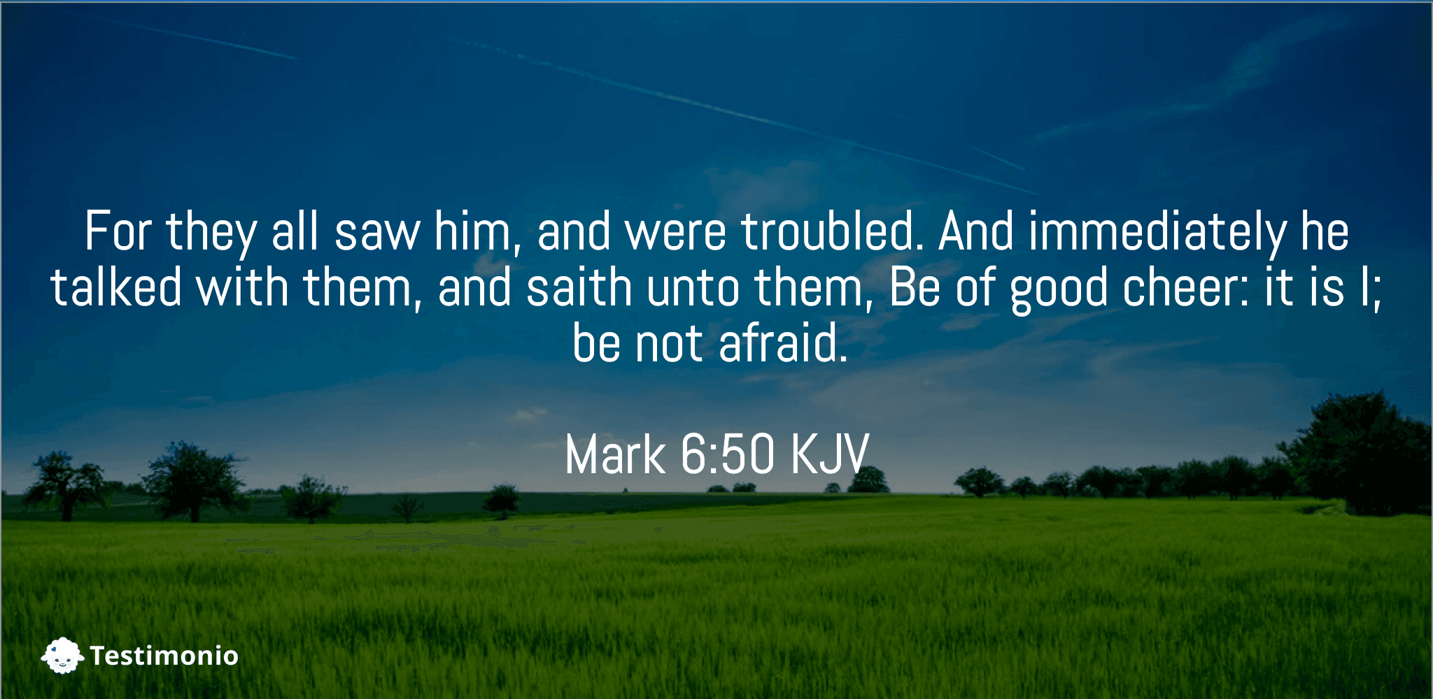 Mark 6:50