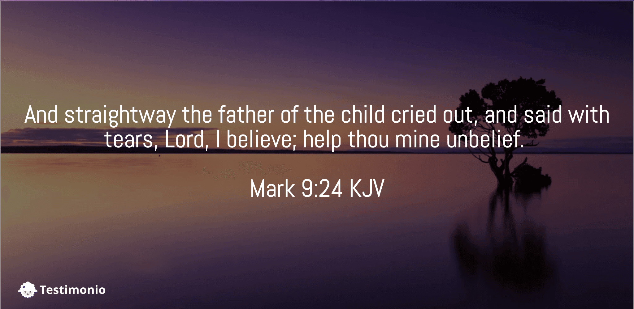 Mark 9:24