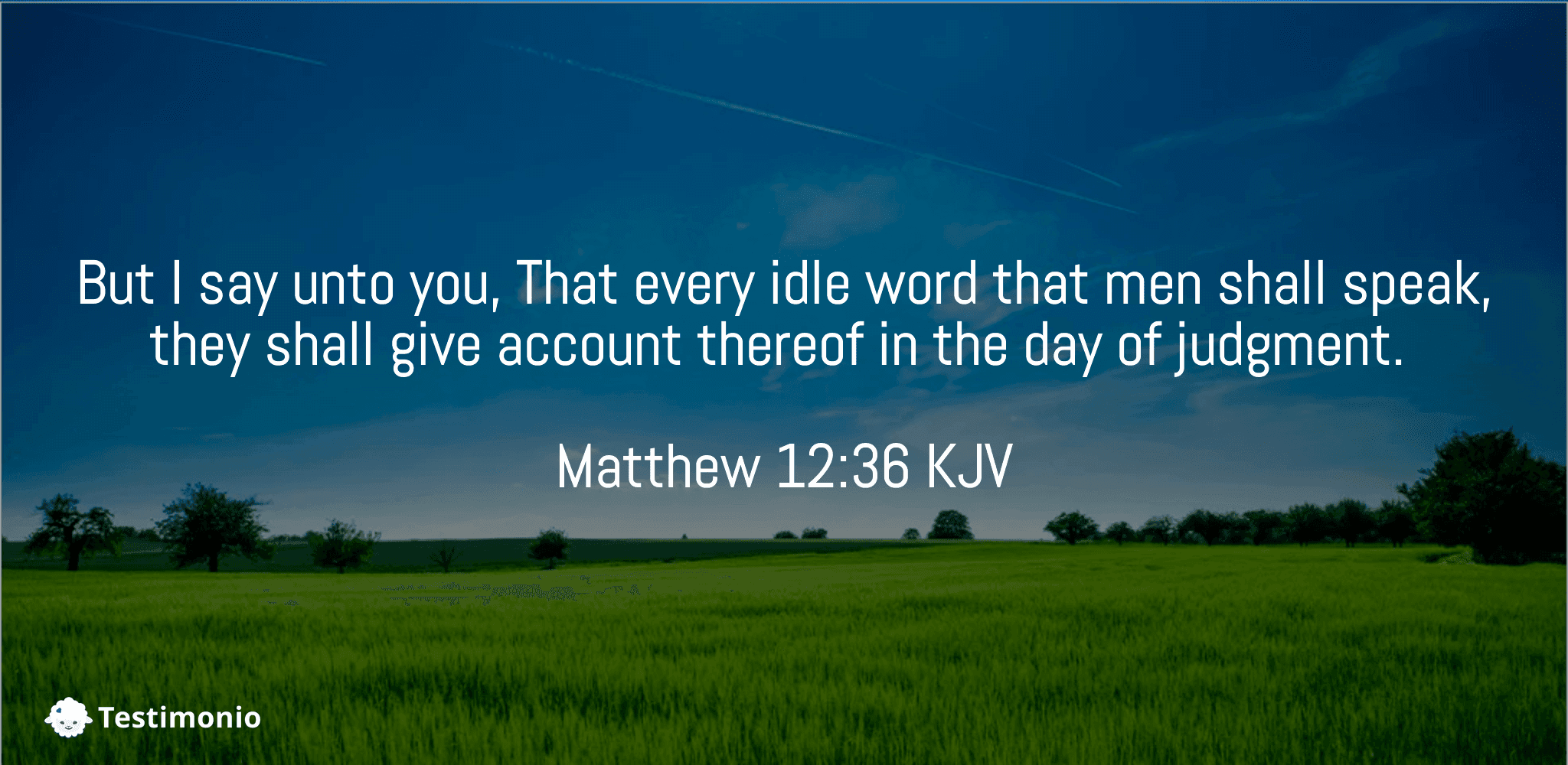 Matthew 12:36