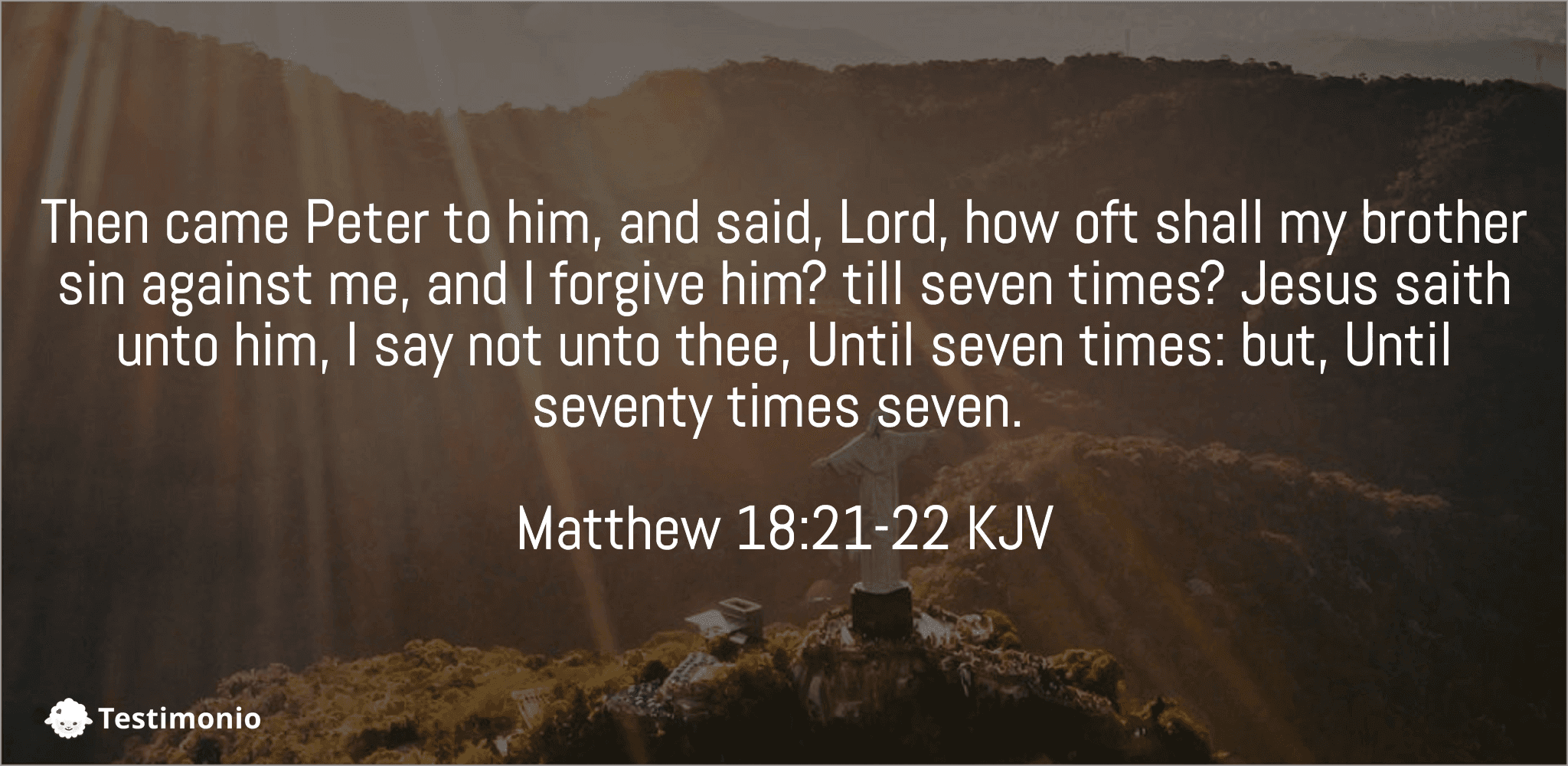 Matthew 18:21-22
