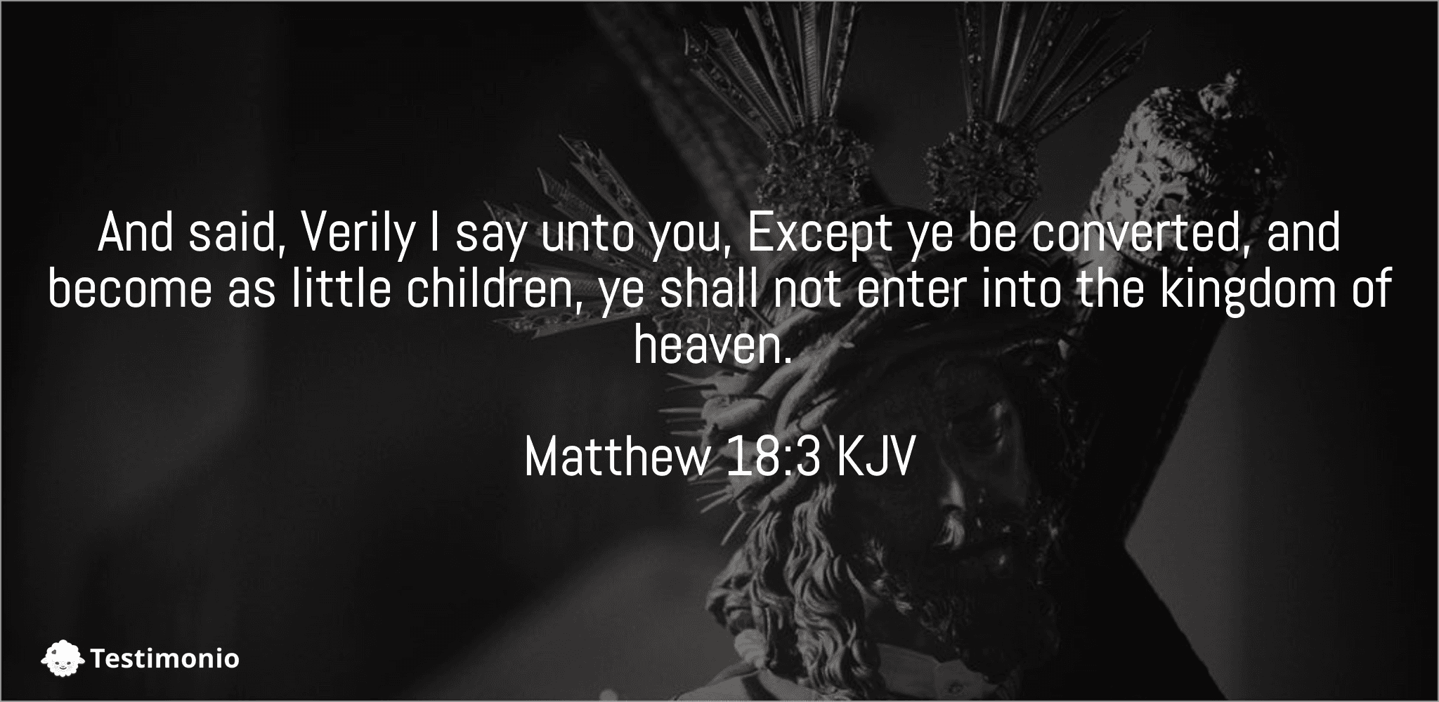 Matthew 18:3