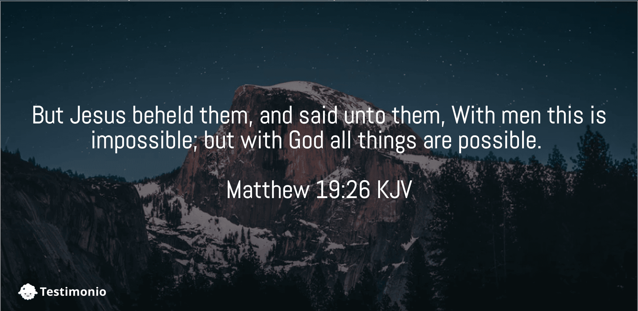 Matthew 19:26