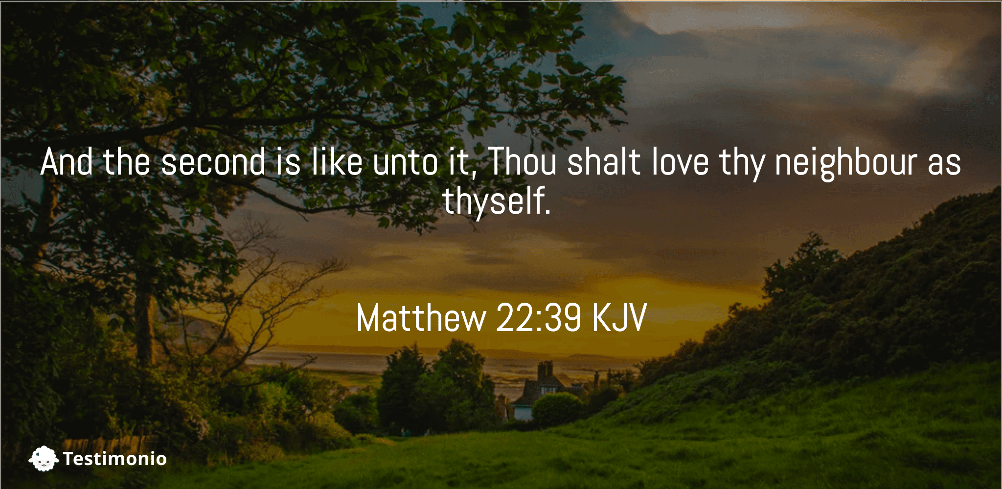 Matthew 22:39