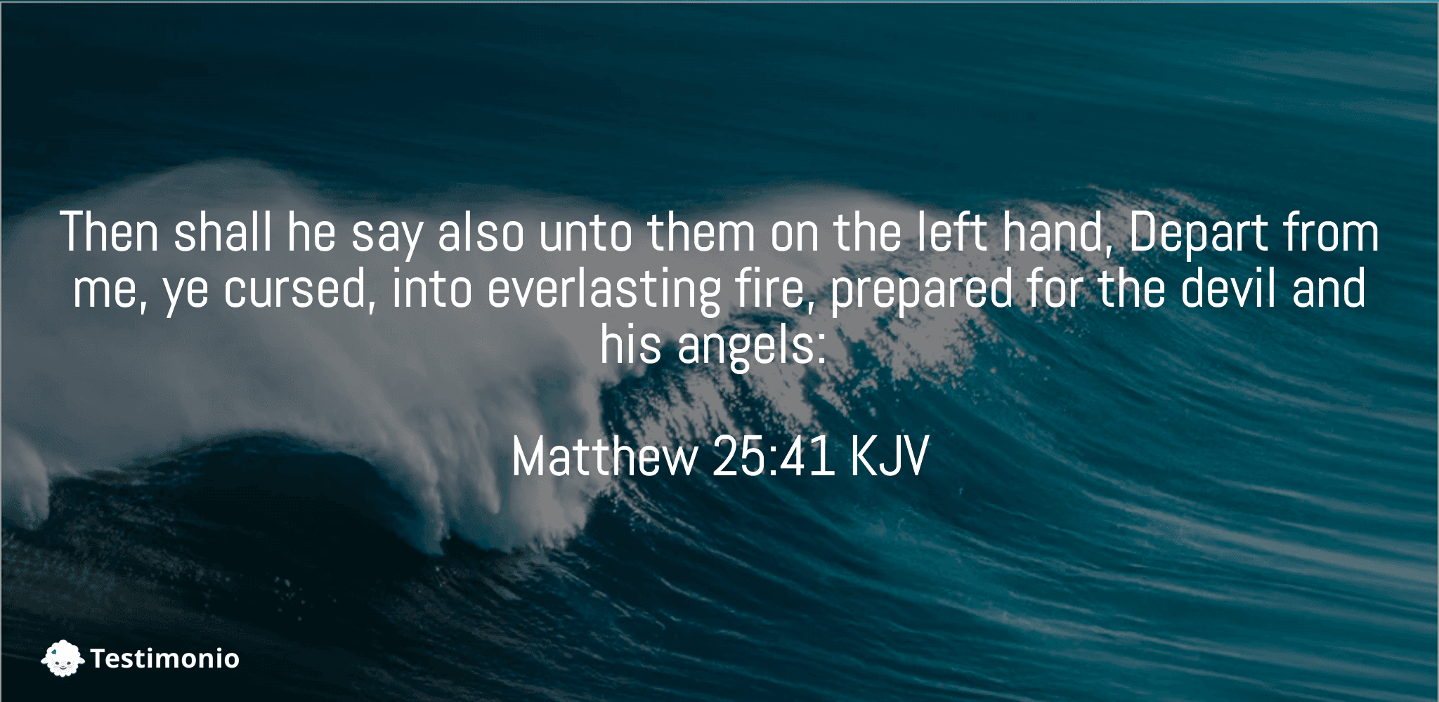 Matthew 25:41