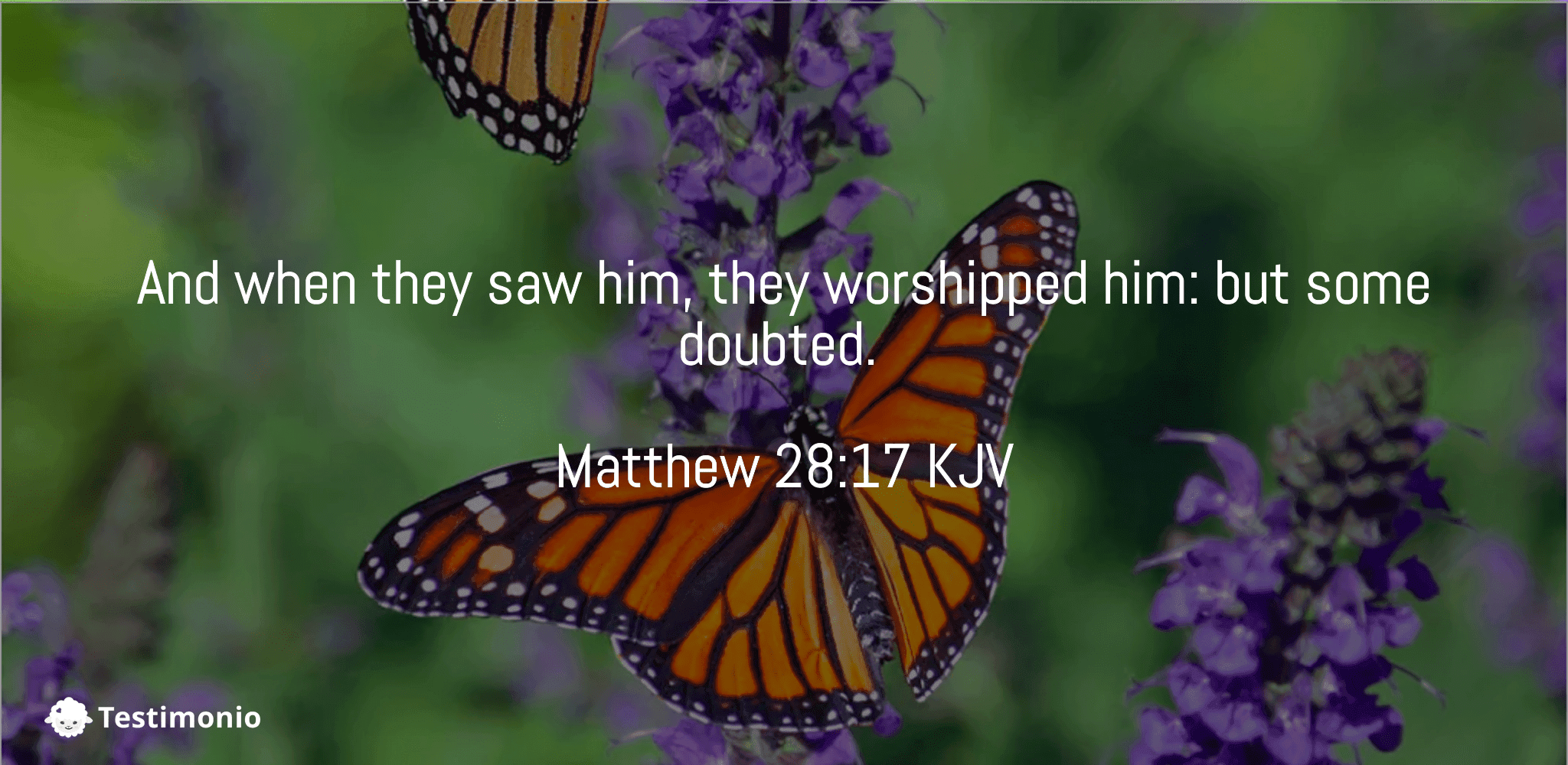 Matthew 28:17