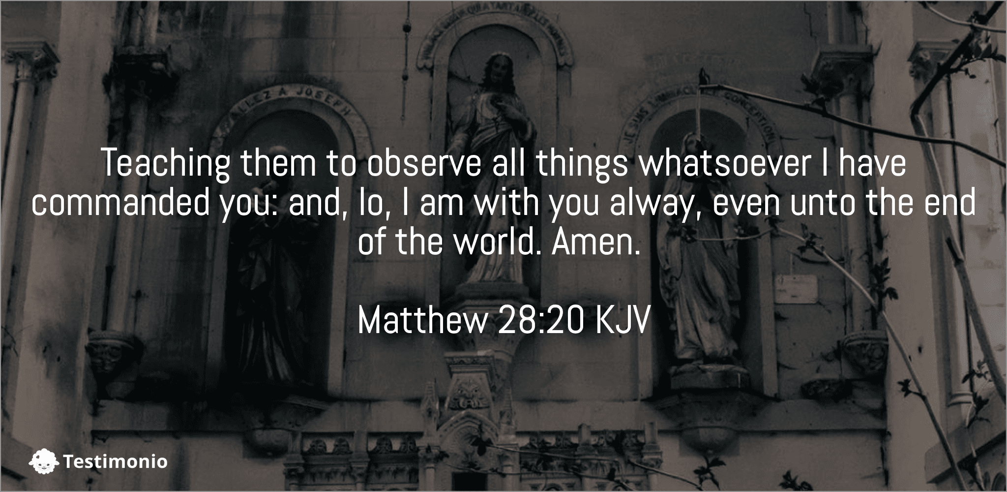 Matthew 28:20