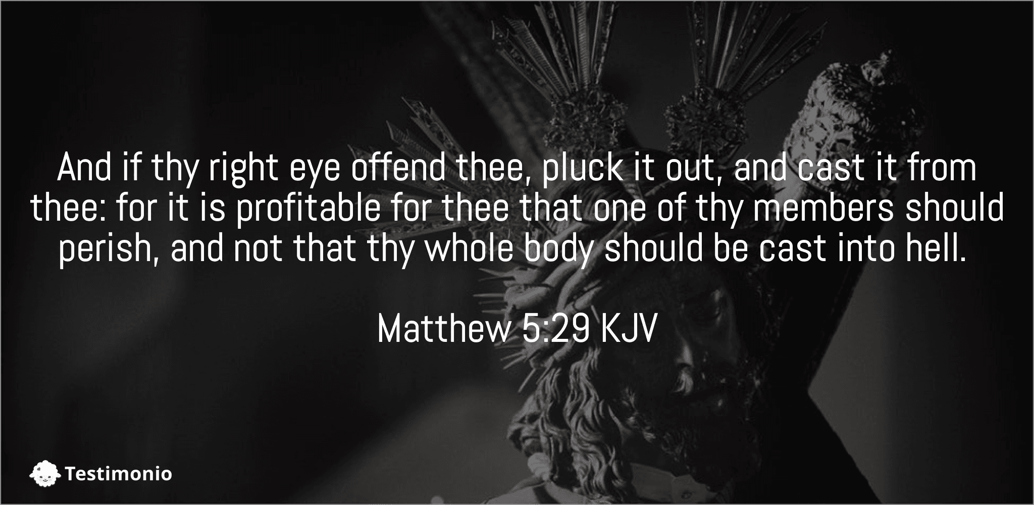 Matthew 5:29