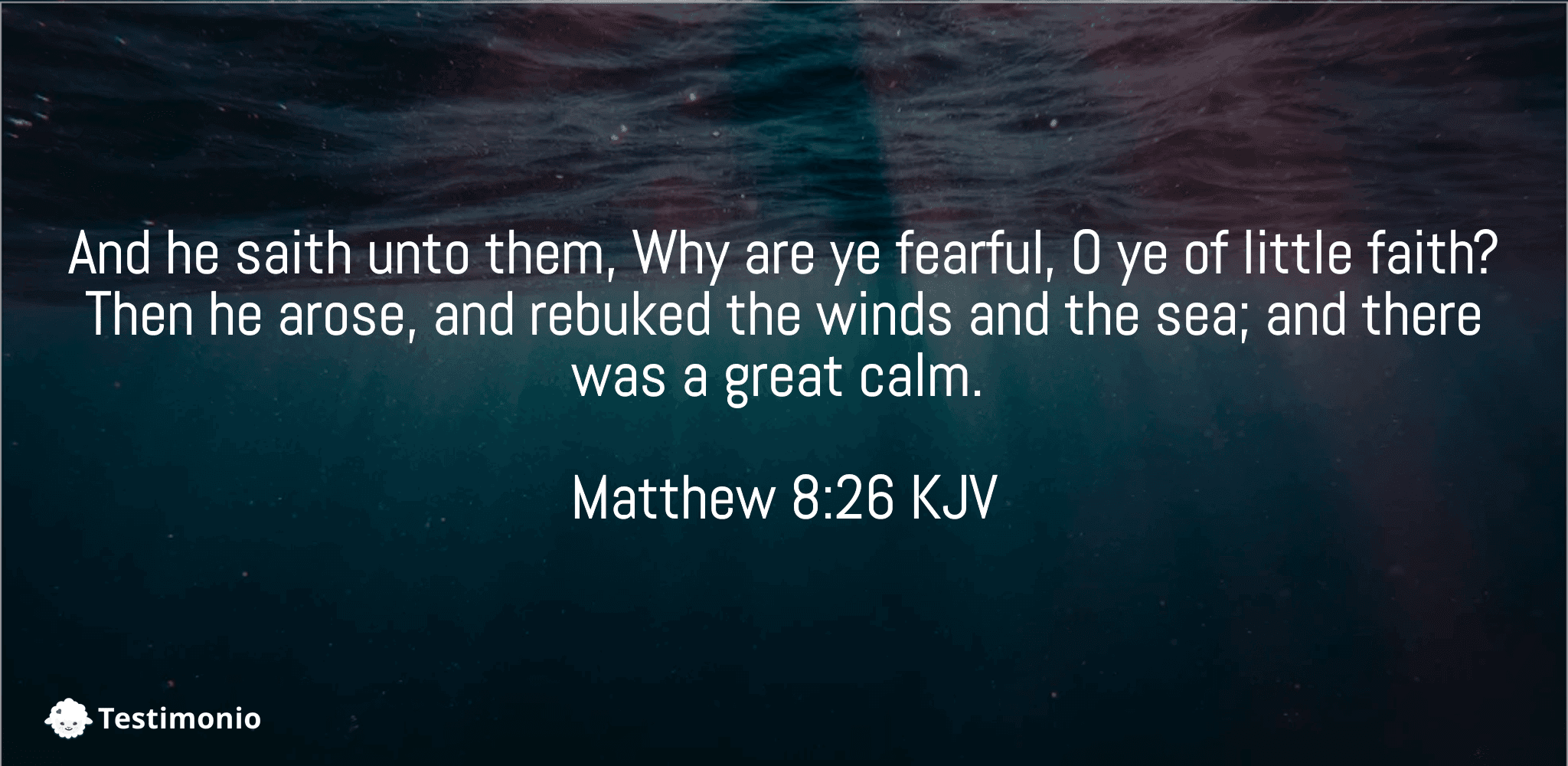 Matthew 8:26