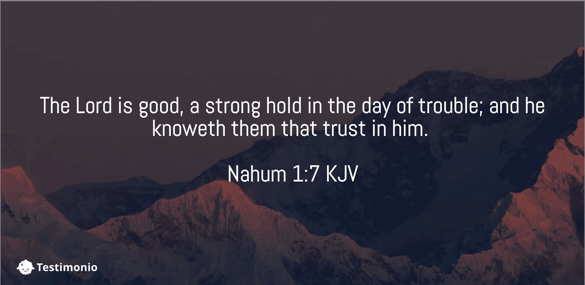 Nahum 1:7