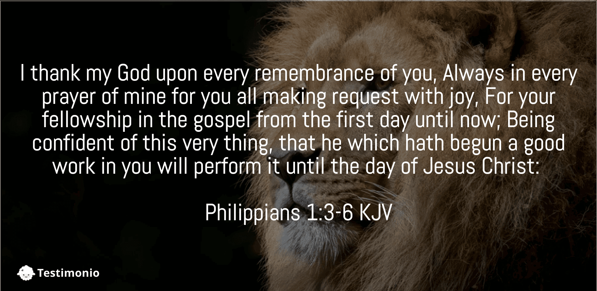 Philippians 1:3-6