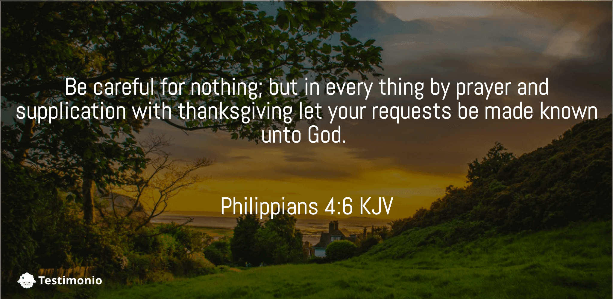 Philippians 4:6