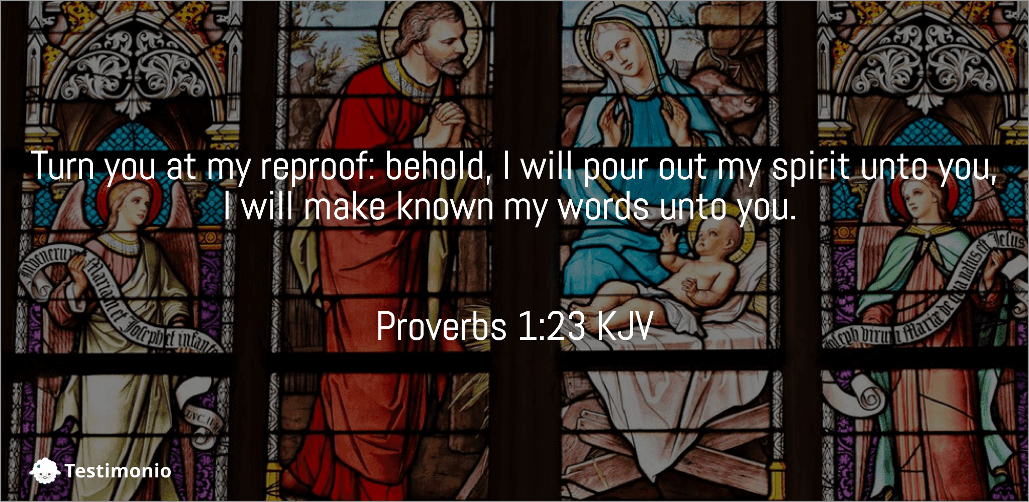 Proverbs 1:23