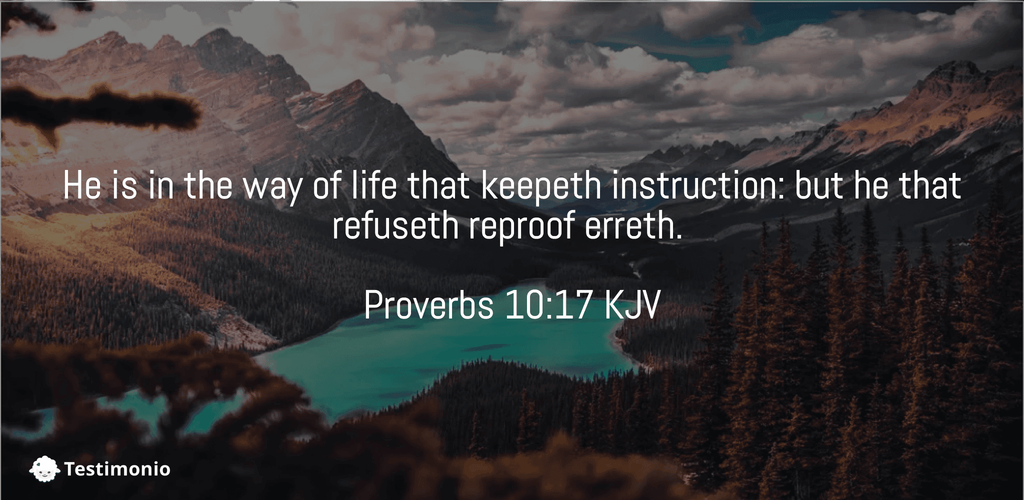 Proverbs 10:17