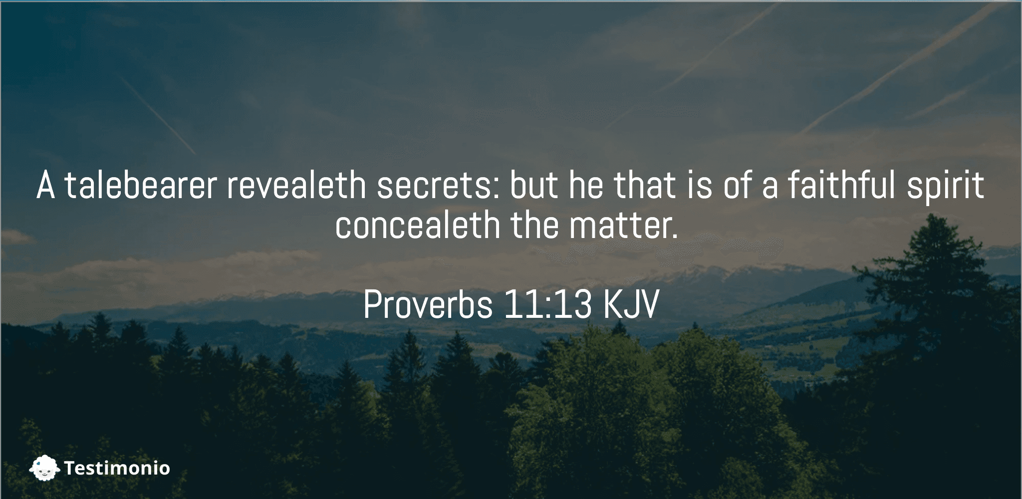 Proverbs 11:13