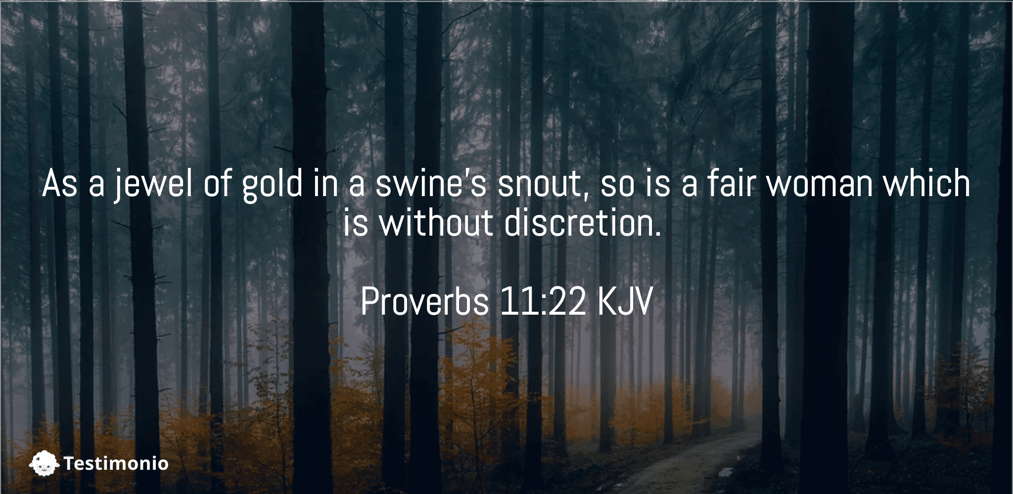 Proverbs 11:22