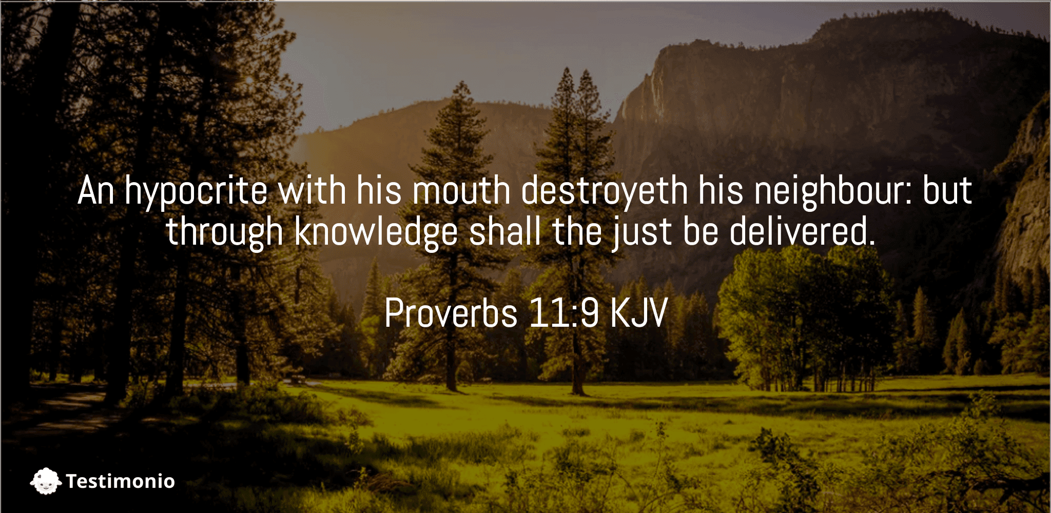 Proverbs 11:9