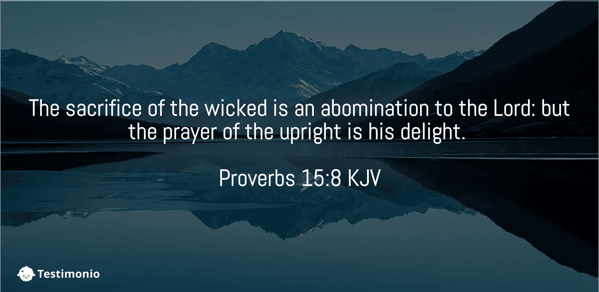 Proverbs 15:8