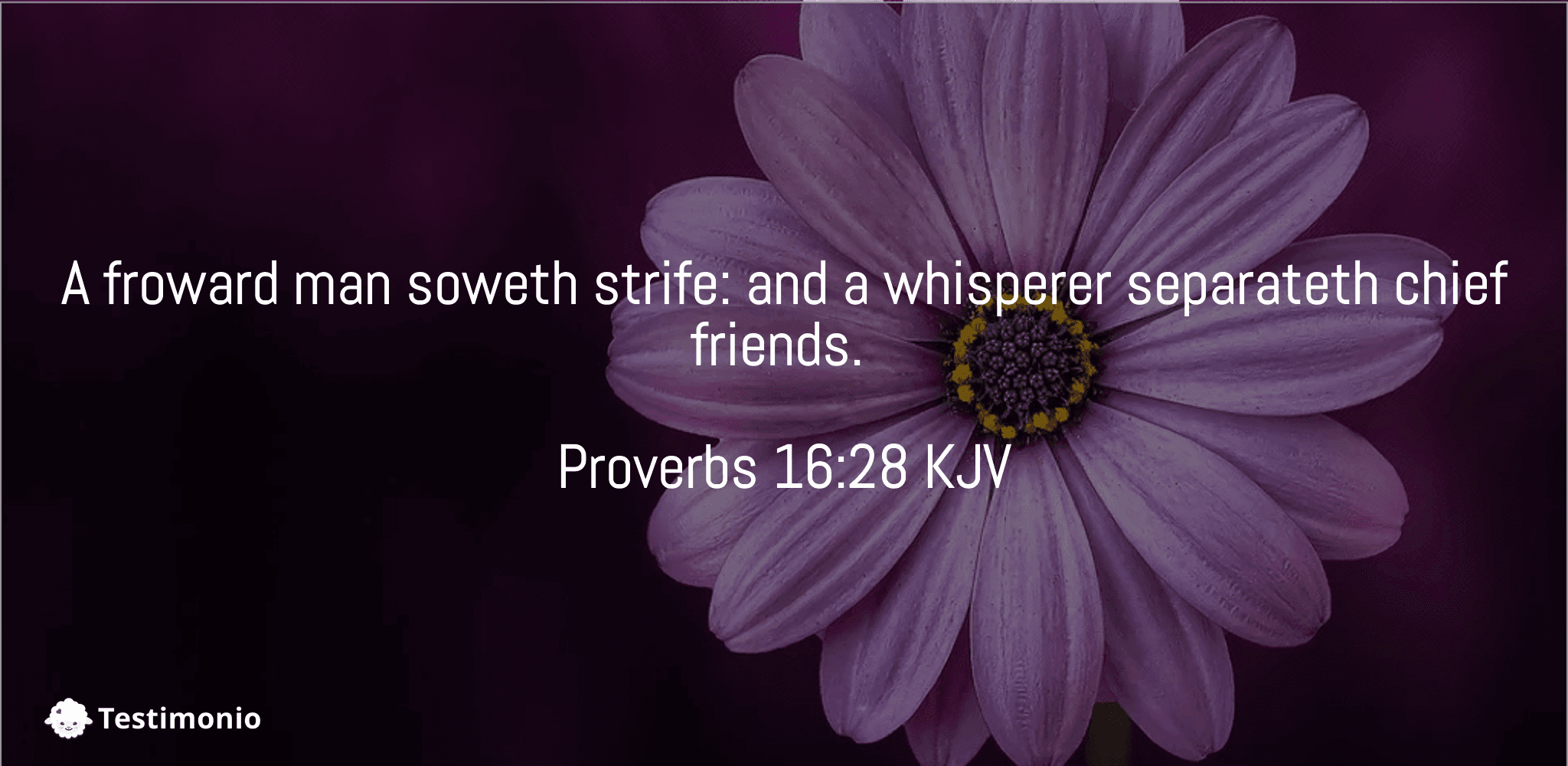 Proverbs 16:28