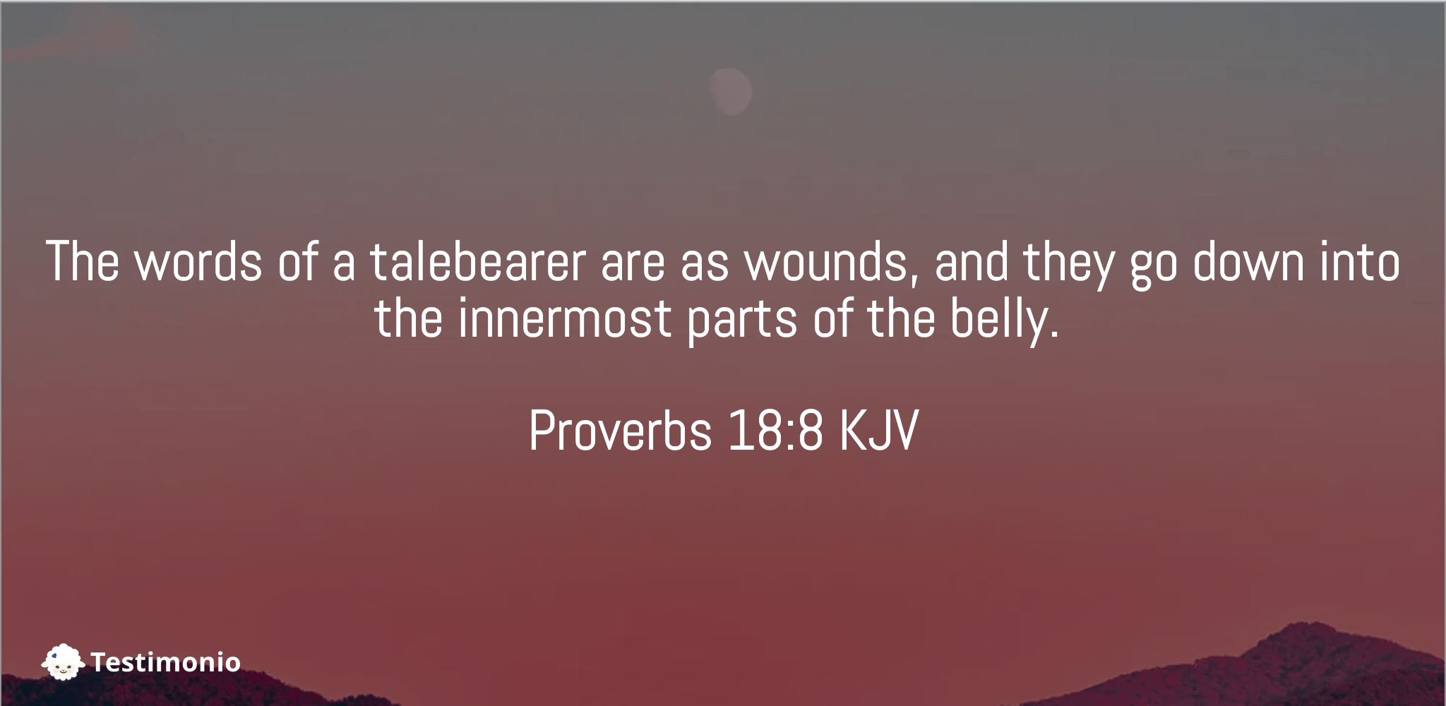 Proverbs 18:8
