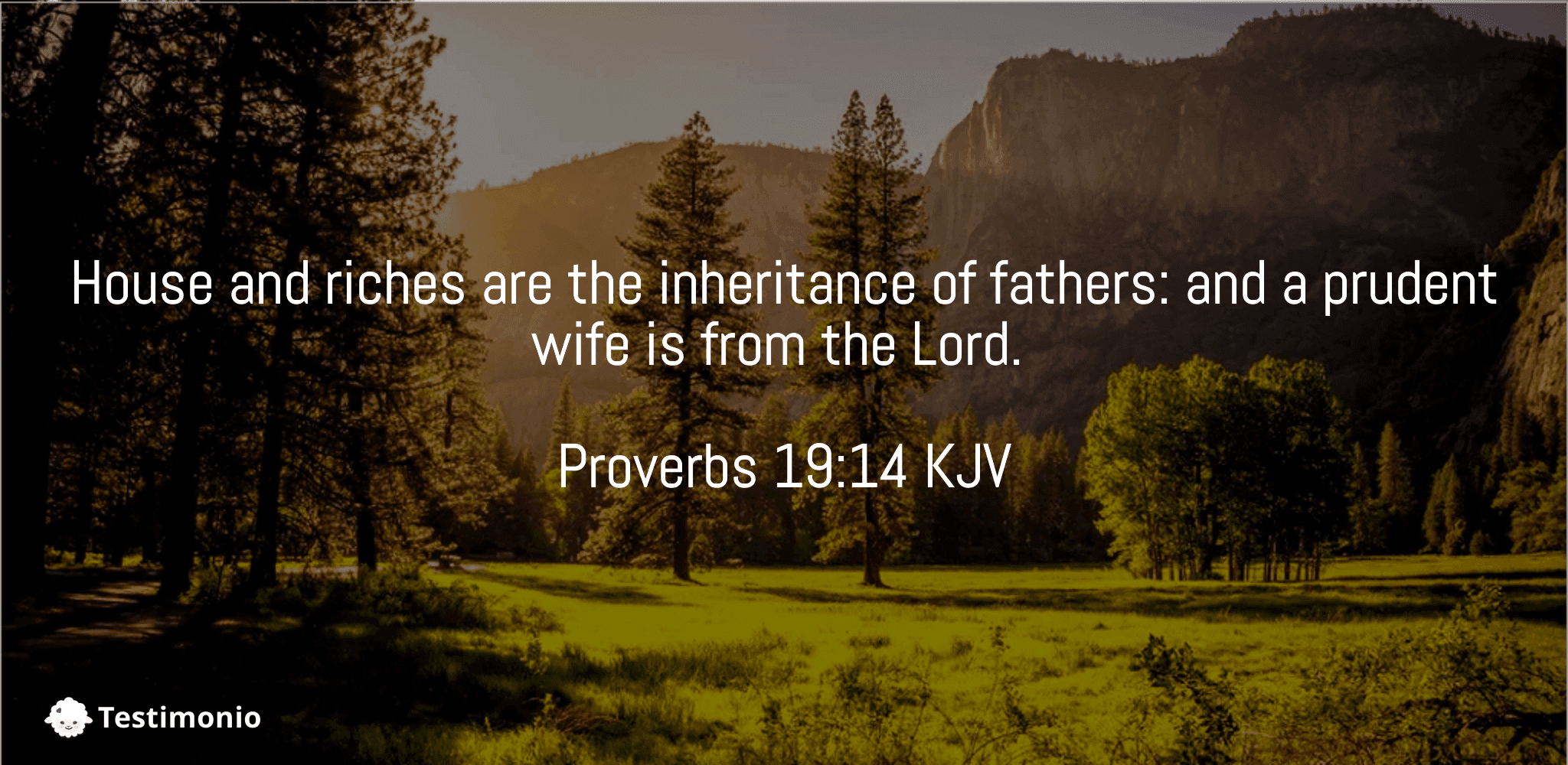 Proverbs 19:14