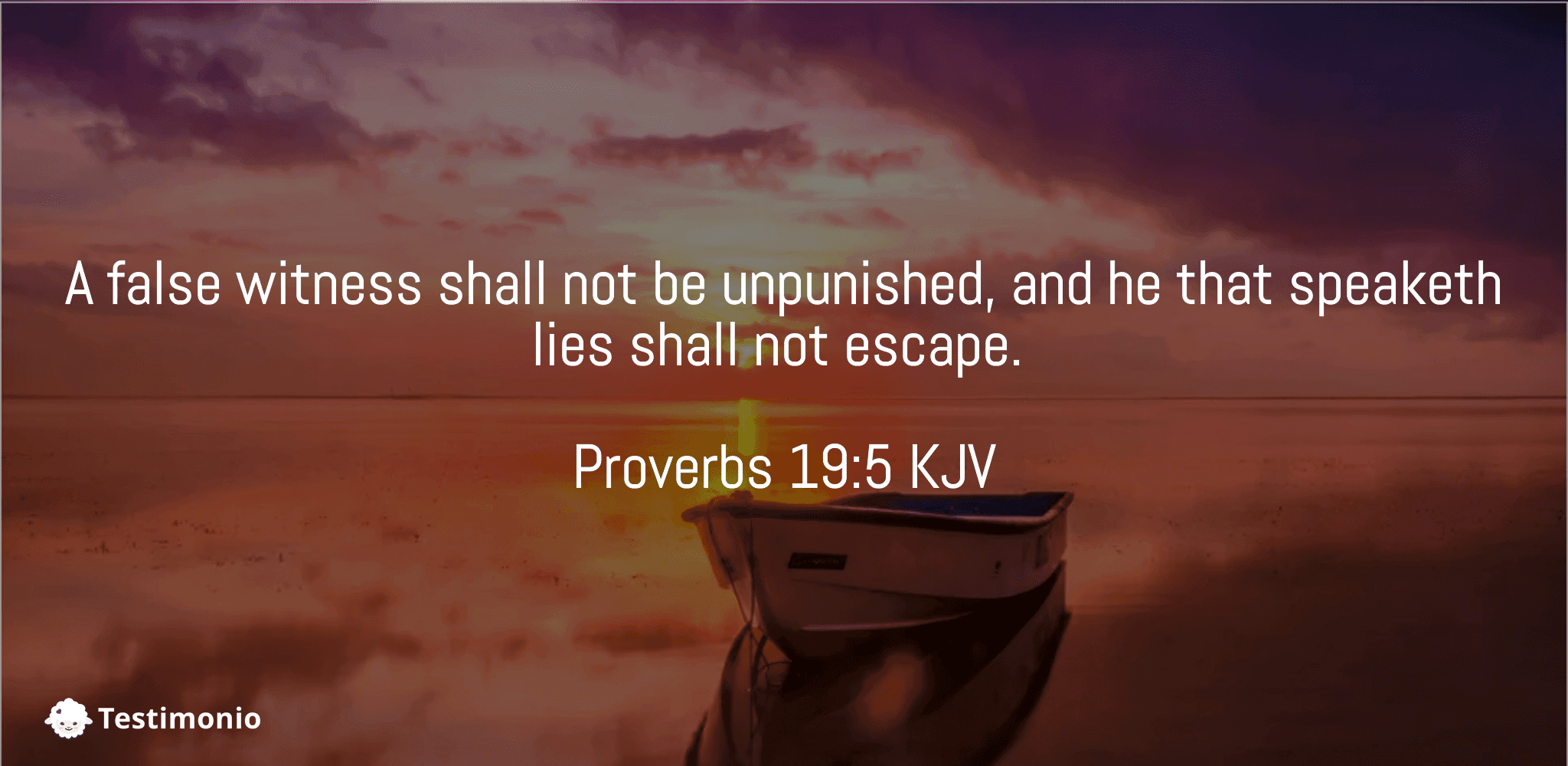 Proverbs 19:5