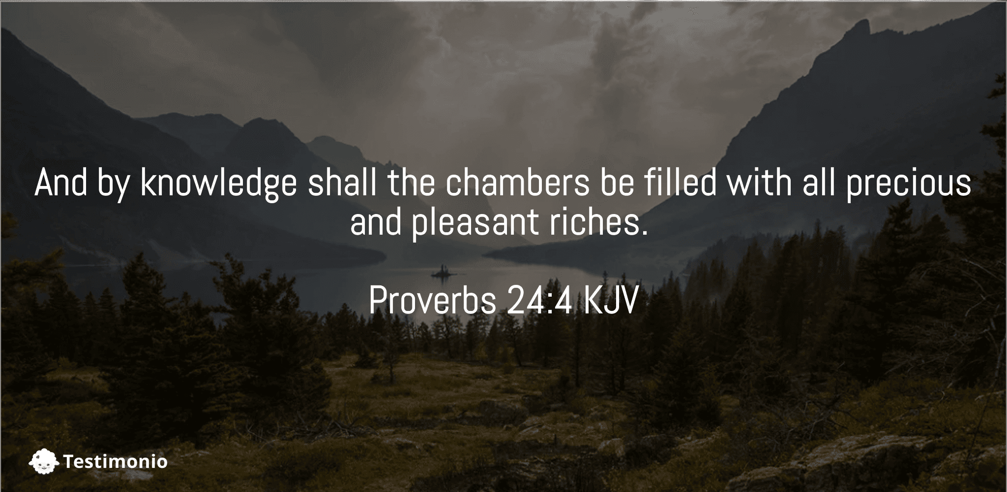 Proverbs 24:4