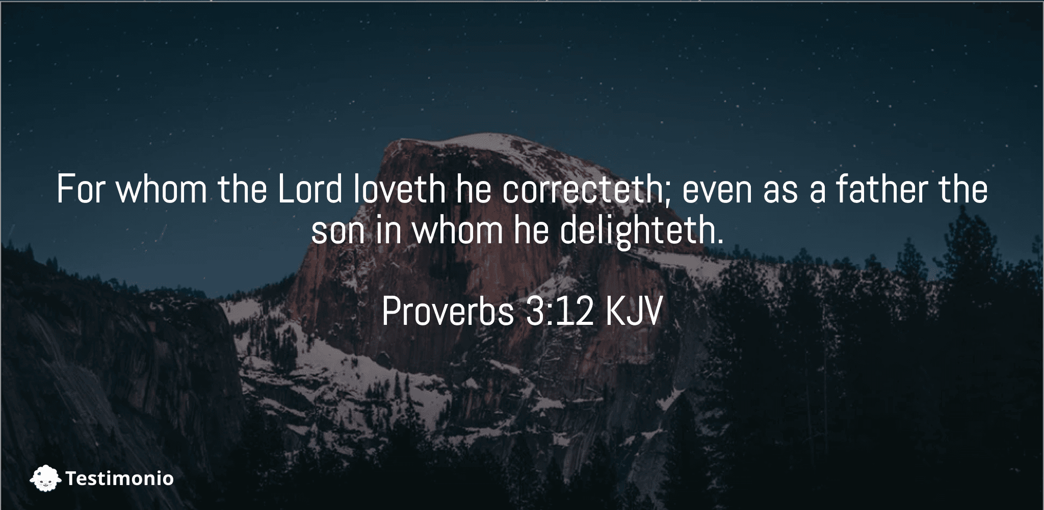 Proverbs 3:12