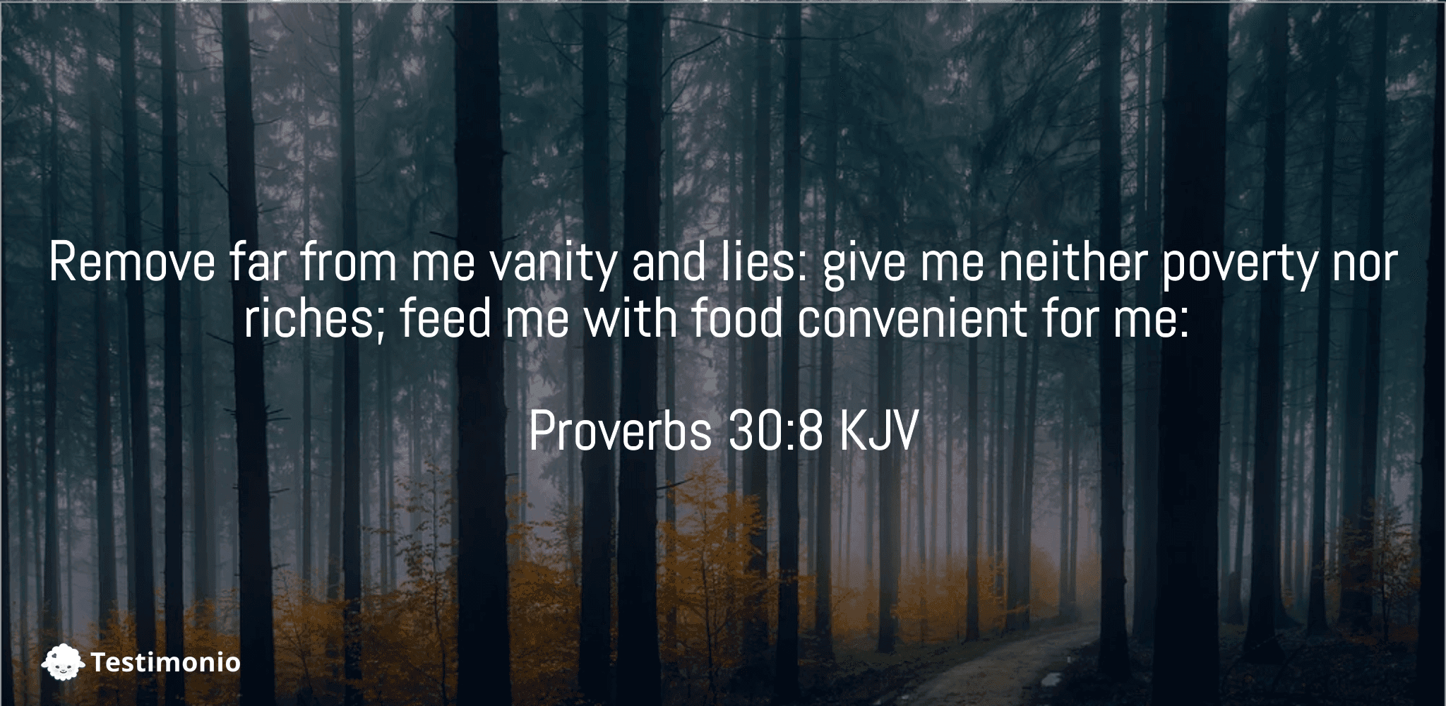 Proverbs 30:8