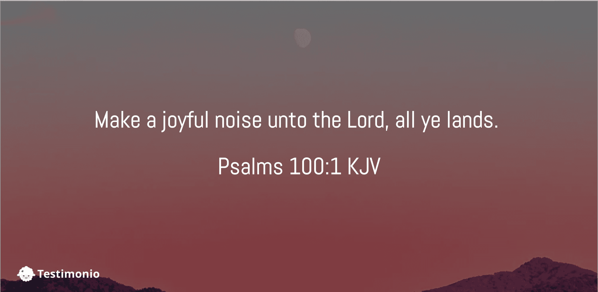 Psalms 100:1