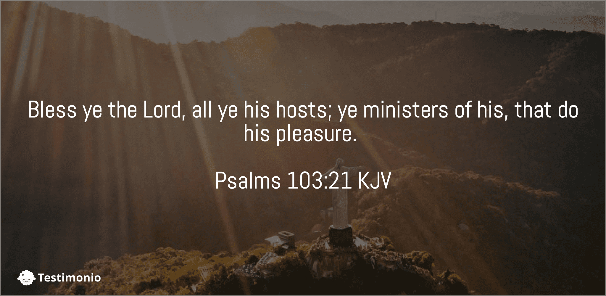 Psalms 103:21