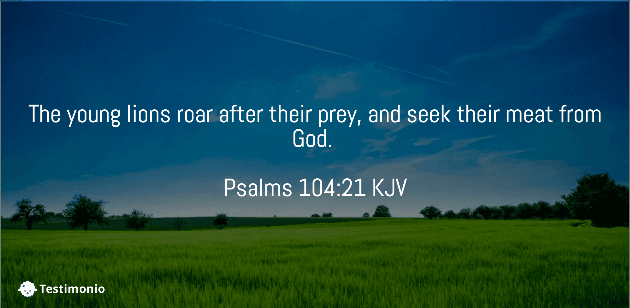 Psalms 104:21