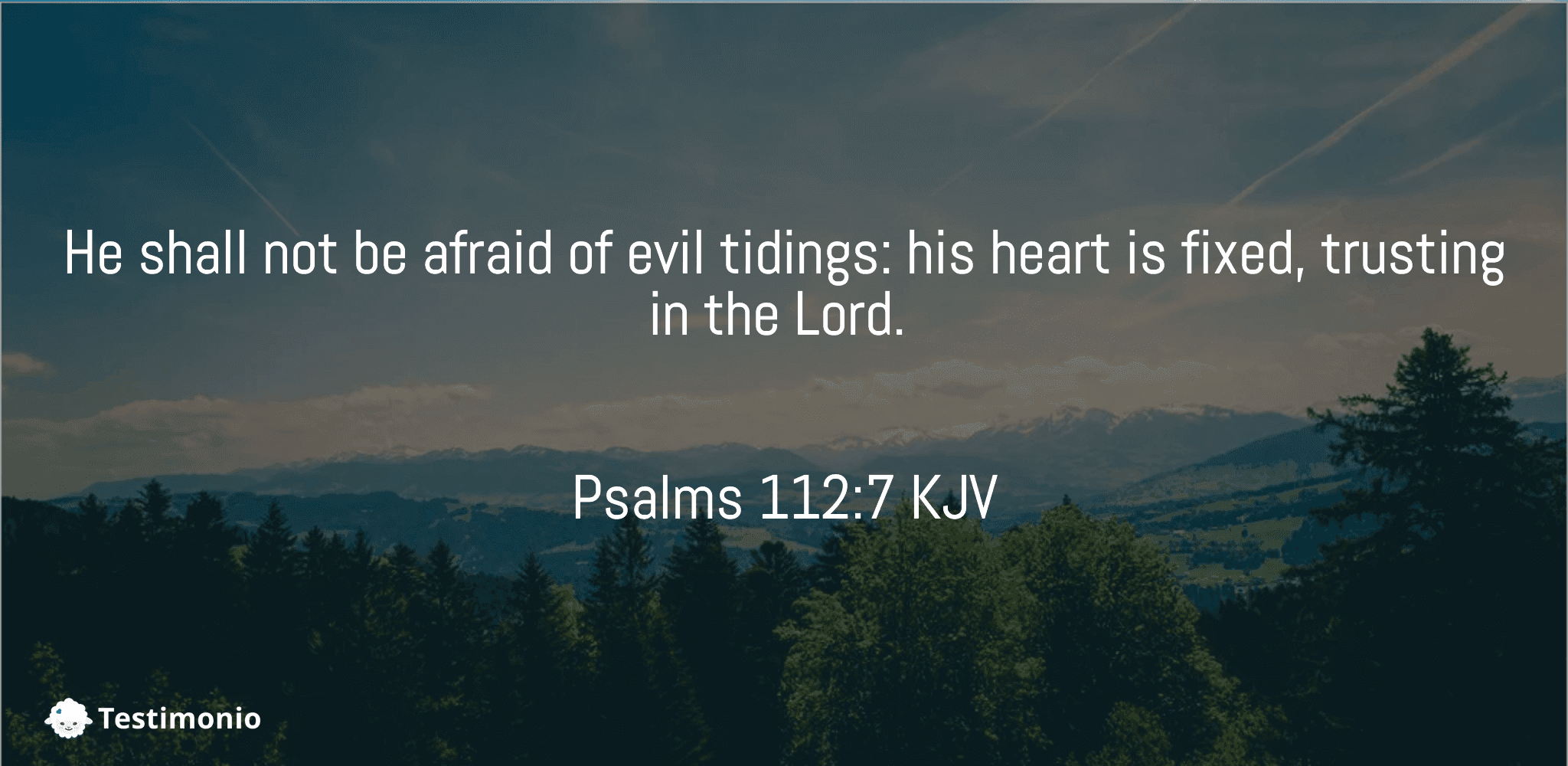 Psalms 112:7