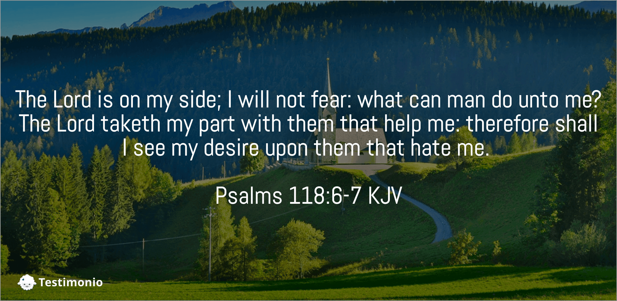 Psalms 118:6-7
