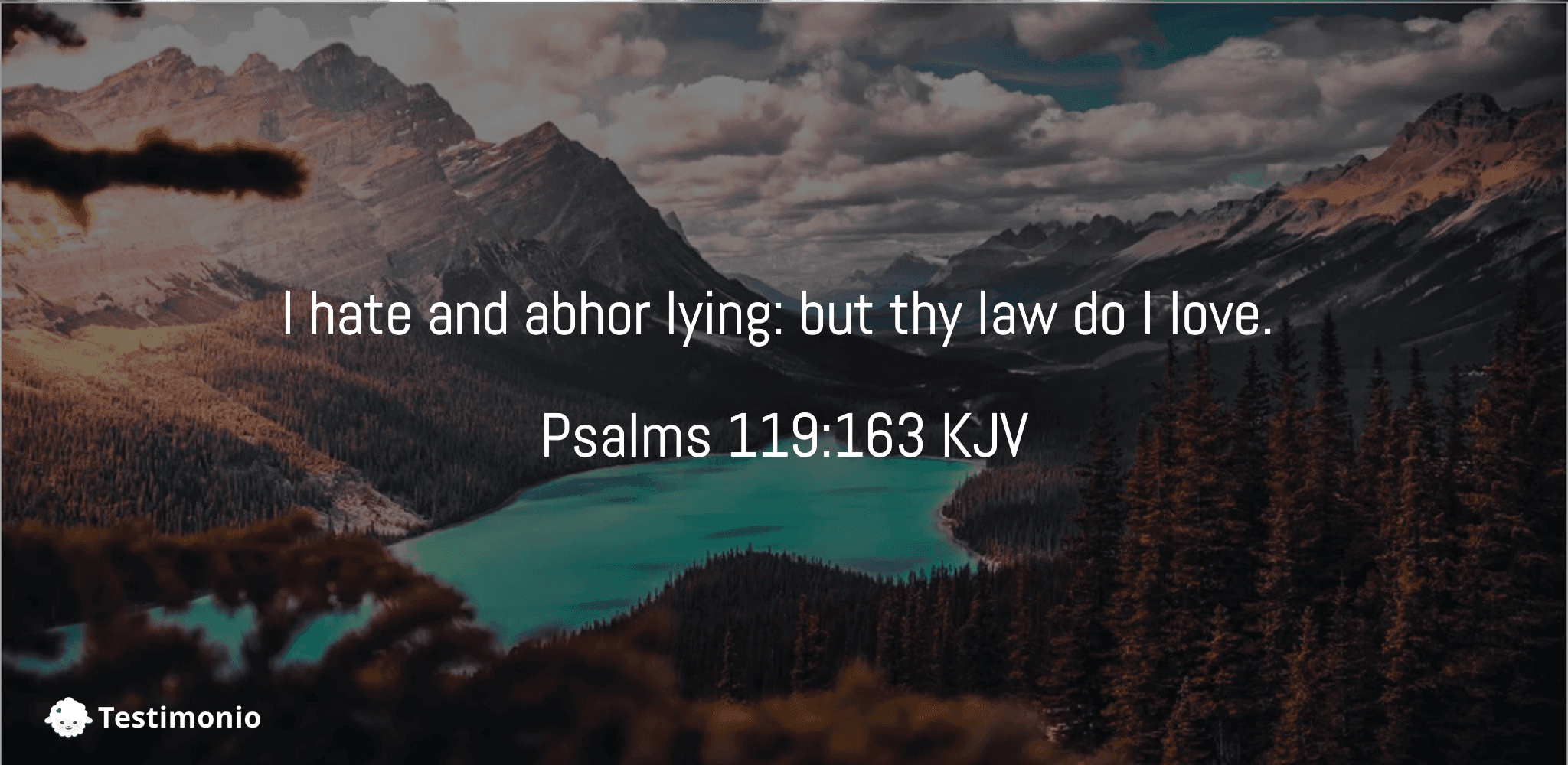 Psalms 119:163