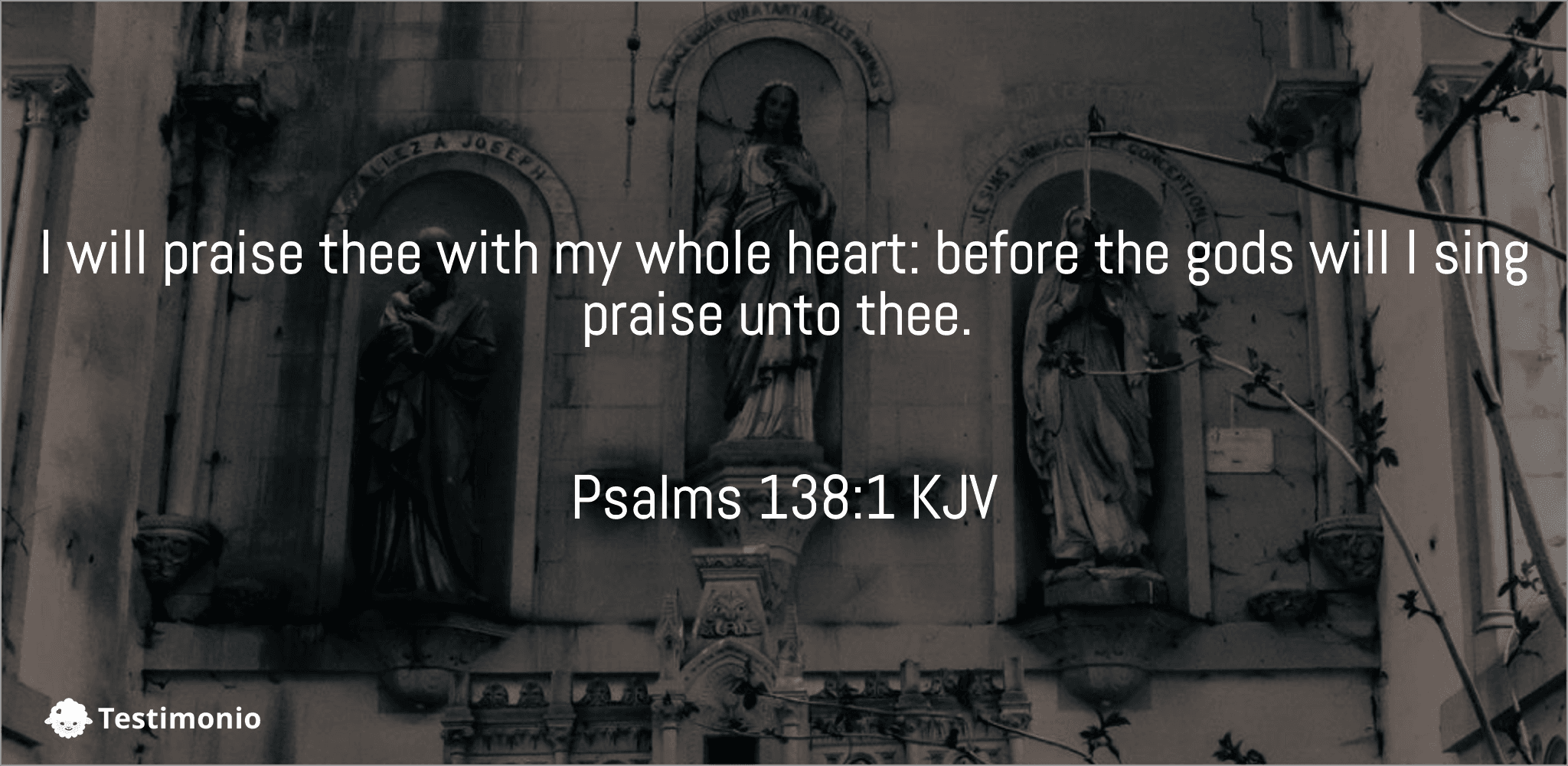 Psalms 138:1