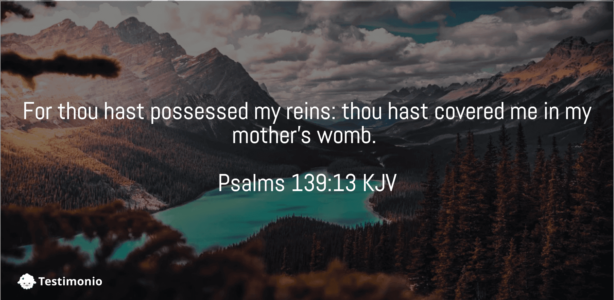 Psalms 139:13
