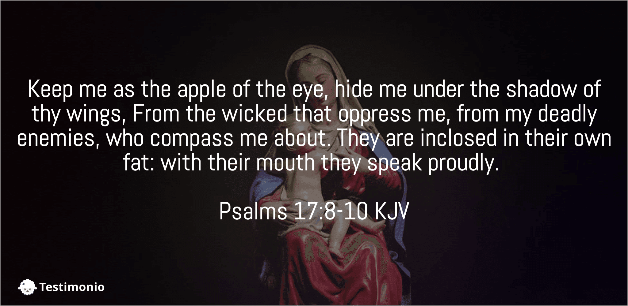 Psalms 17:8-10